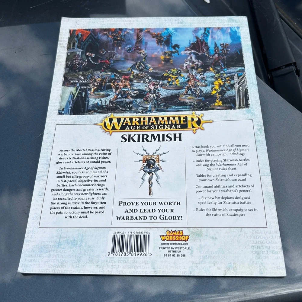 Warhammer Age of Sigmar Skirmish Rulebook Games Workshop 2017 Softcover